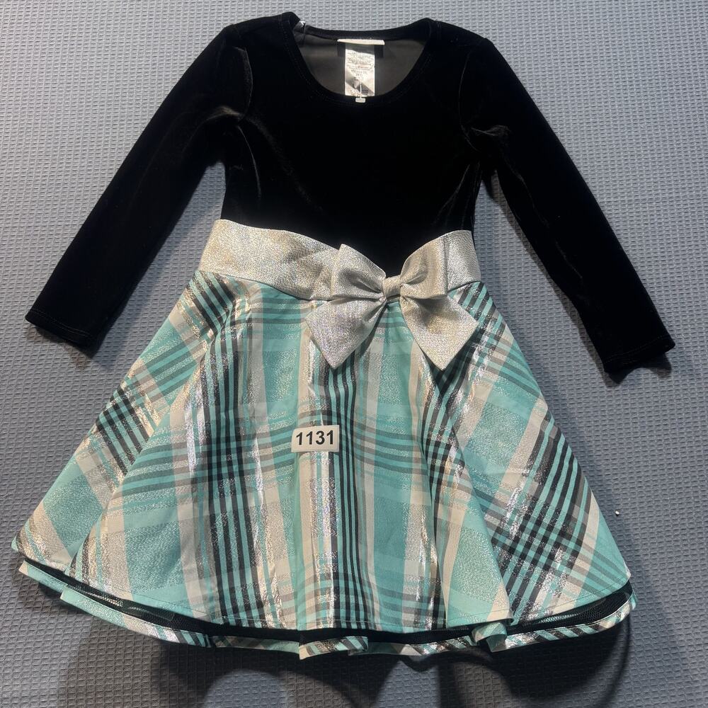 Bonnie Jean  Dress Girls Sz‎ L Black New Without Tags
